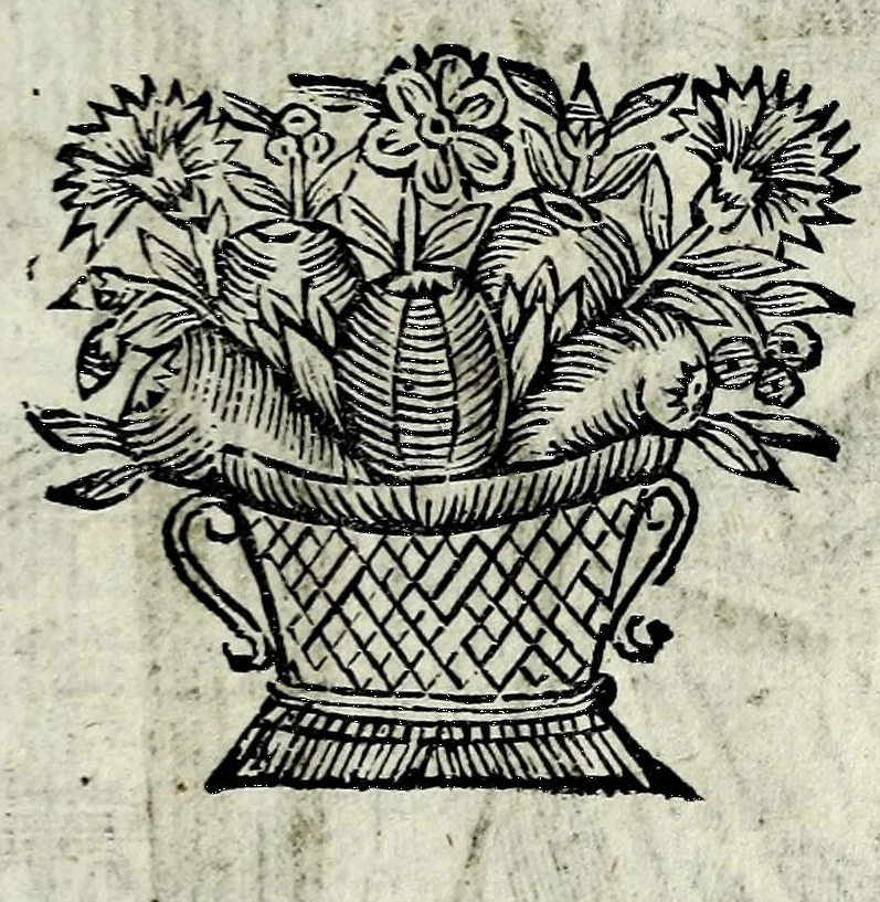 An illustration from La gallerie des femmes fortes, 1665, leaf 475