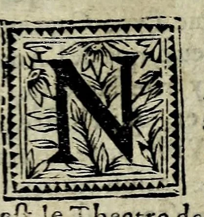 An illustration from La gallerie des femmes fortes, 1665, leaf 567