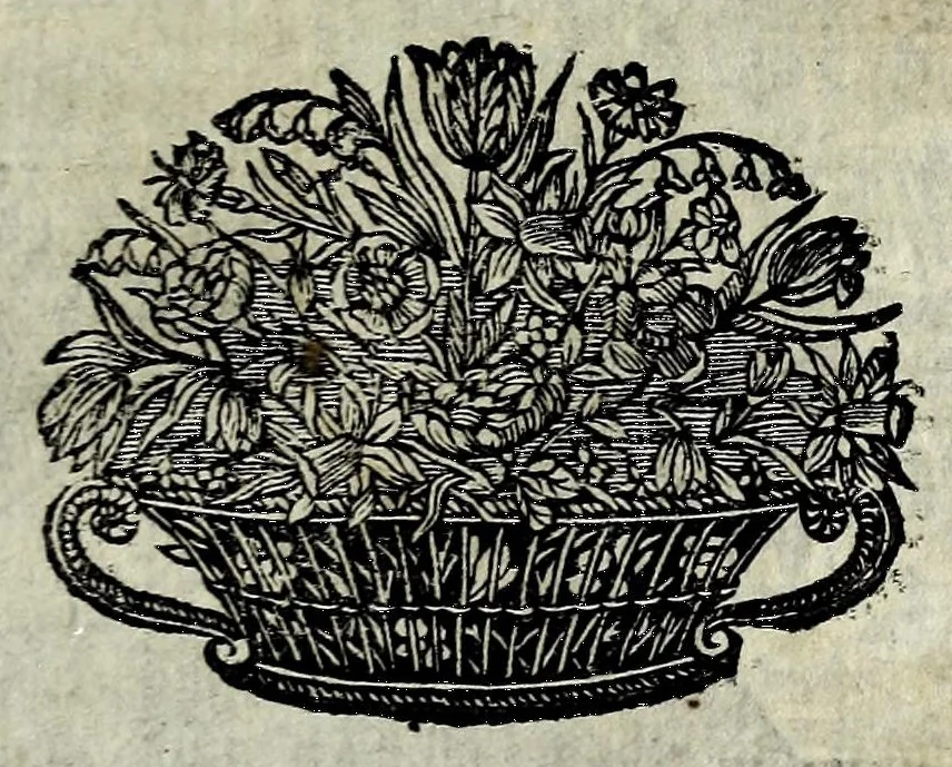 An illustration from La gallerie des femmes fortes, 1665, leaf 599