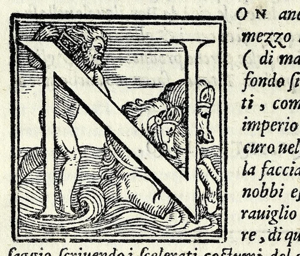 An illustration from La geneologia de gli dei de gentili, 1581, leaf 188
