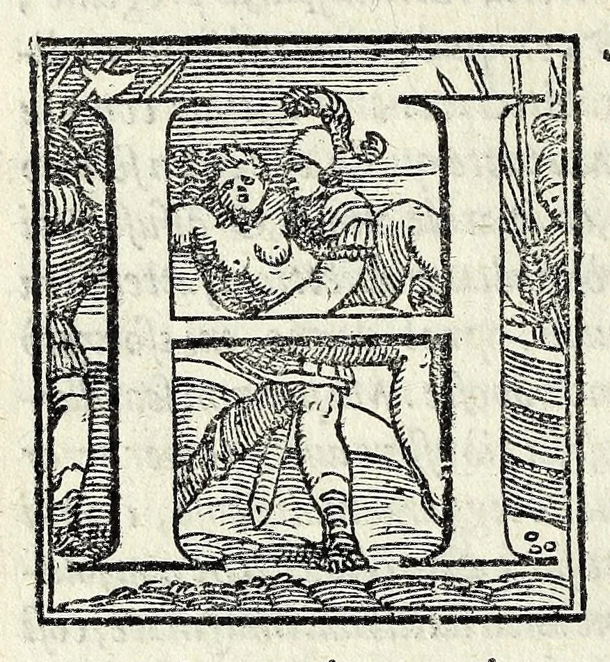 An illustration from La geneologia de gli dei de gentili, 1581, leaf 28