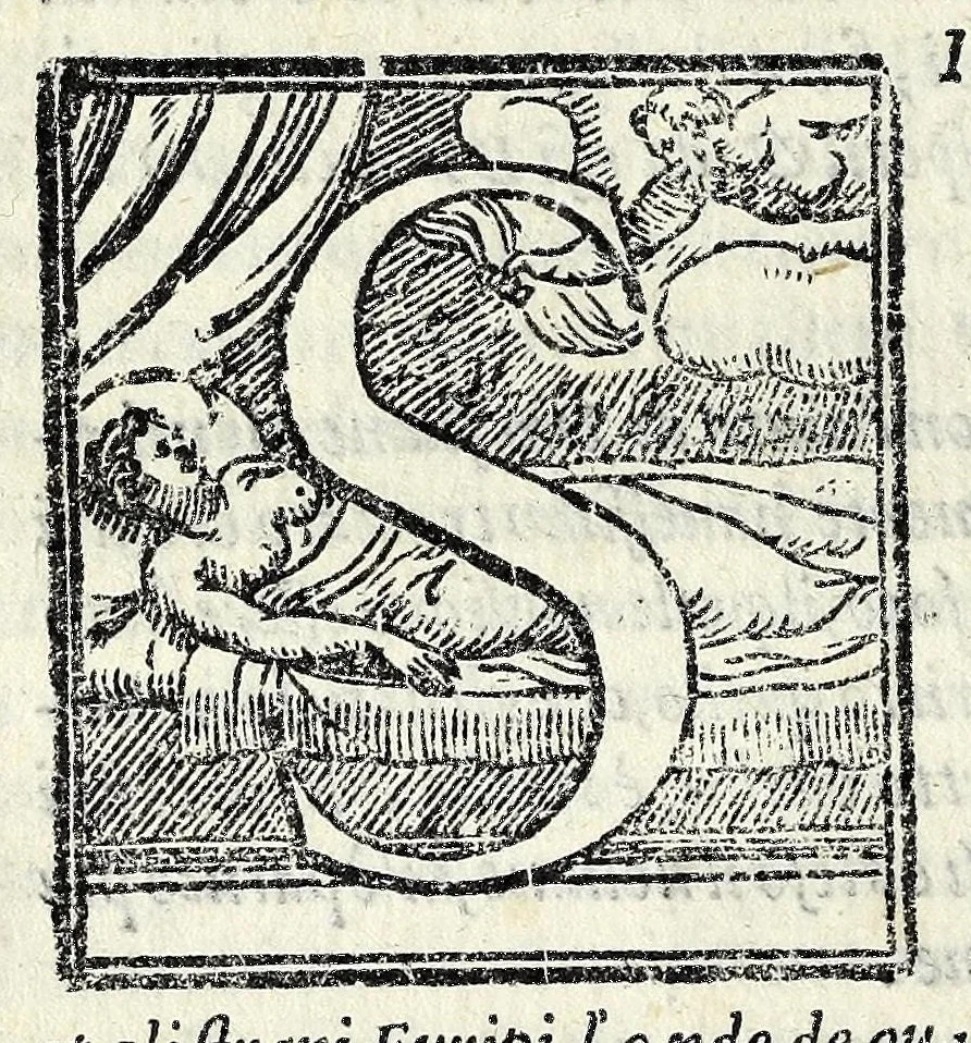 An illustration from La geneologia de gli dei de gentili, 1581, leaf 70
