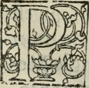 An illustration from La geomance dv Seigneur Christofe de Cattan, gentilhomme Geneuoys. Liure non moins plaisant & recreatif. Auec la roüe de Pythagoras, 1558, leaf 107