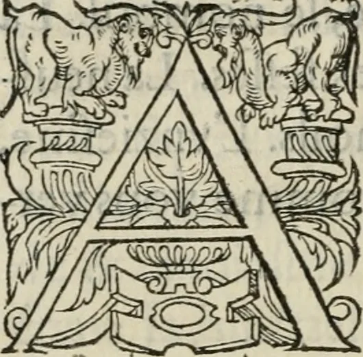 An illustration from La geomance dv Seigneur Christofe de Cattan, gentilhomme Geneuoys. Liure non moins plaisant & recreatif. Auec la roüe de Pythagoras, 1558, leaf 109