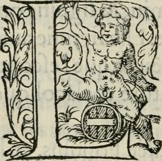 An illustration from La geomance dv Seigneur Christofe de Cattan, gentilhomme Geneuoys. Liure non moins plaisant & recreatif. Auec la roüe de Pythagoras, 1558, leaf 131