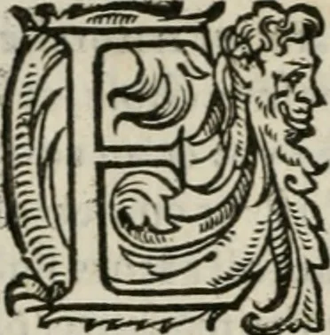 An illustration from La geomance dv Seigneur Christofe de Cattan, gentilhomme Geneuoys. Liure non moins plaisant & recreatif. Auec la roüe de Pythagoras, 1558, leaf 17