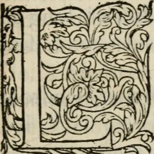 An illustration from La geomance dv Seigneur Christofe de Cattan, gentilhomme Geneuoys. Liure non moins plaisant & recreatif. Auec la roüe de Pythagoras, 1558, leaf 190