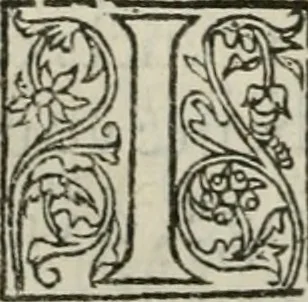 An illustration from La geomance dv Seigneur Christofe de Cattan, gentilhomme Geneuoys. Liure non moins plaisant & recreatif. Auec la roüe de Pythagoras, 1558, leaf 283