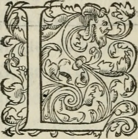 An illustration from La geomance dv Seigneur Christofe de Cattan, gentilhomme Geneuoys. Liure non moins plaisant & recreatif. Auec la roüe de Pythagoras, 1558, leaf 293