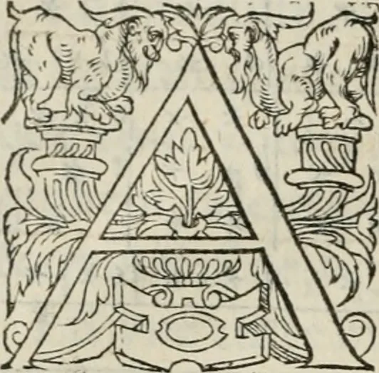 An illustration from La geomance dv Seigneur Christofe de Cattan, gentilhomme Geneuoys. Liure non moins plaisant & recreatif. Auec la roüe de Pythagoras, 1558, leaf 327