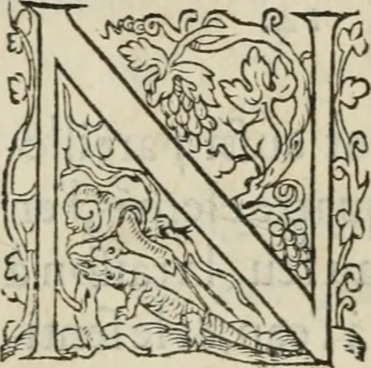 An illustration from La geomance dv Seigneur Christofe de Cattan, gentilhomme Geneuoys. Liure non moins plaisant & recreatif. Auec la roüe de Pythagoras, 1558, leaf 47