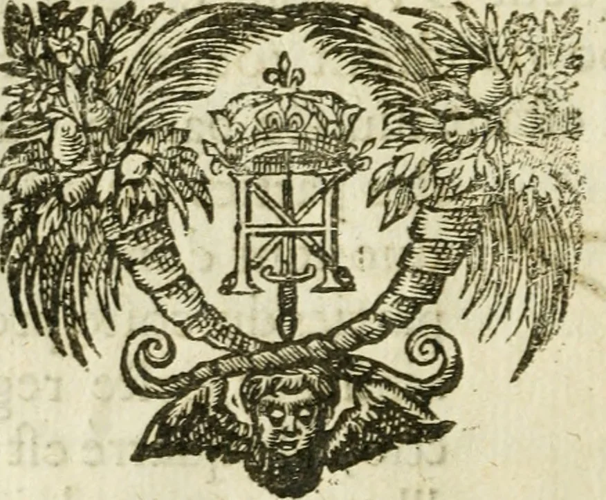 An illustration from La geometrie; ou, Mesure des lignes droittes esloignees par le quarrè geometrique, 1643, leaf 19