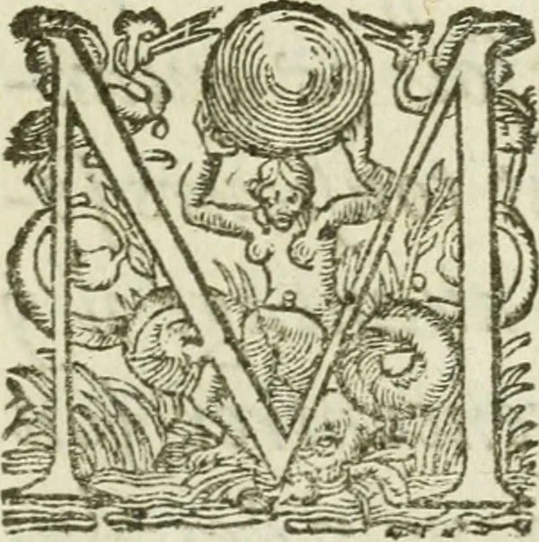 An illustration from La geometrie; ou, Mesure des lignes droittes esloignees par le quarrè geometrique, 1643, leaf 6
