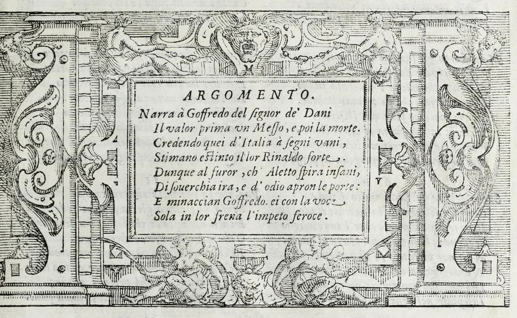 An illustration from La Gerusalemme di Torquato Tasso, 1617, leaf 111