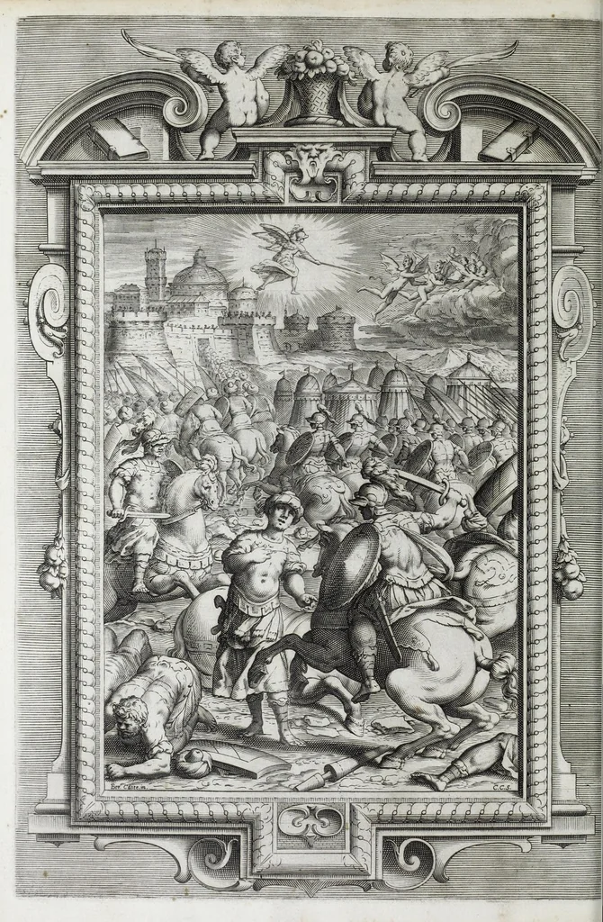 An illustration from La Gerusalemme di Torquato Tasso, 1617, leaf 122