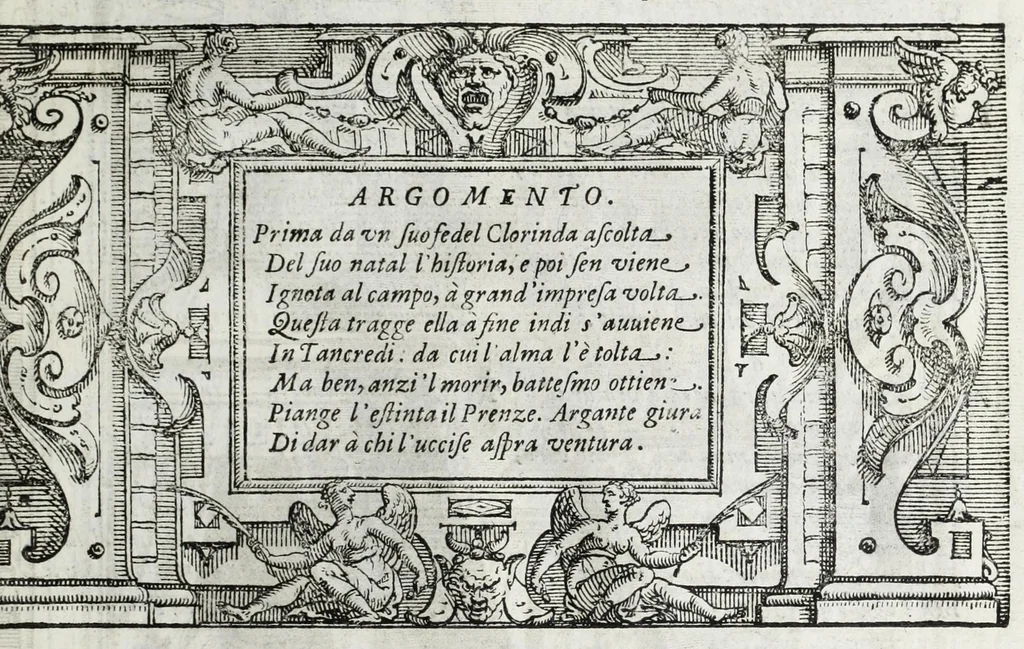 An illustration from La Gerusalemme di Torquato Tasso, 1617, leaf 157