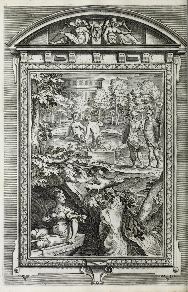 An illustration from La Gerusalemme di Torquato Tasso, 1617, leaf 190