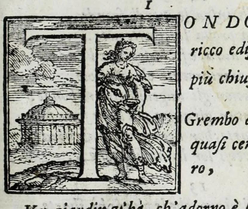 An illustration from La Gerusalemme di Torquato Tasso, 1617, leaf 201