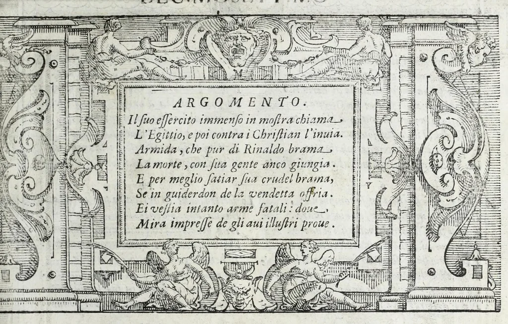 An illustration from La Gerusalemme di Torquato Tasso, 1617, leaf 211