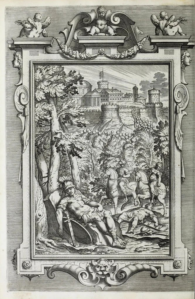 An illustration from La Gerusalemme di Torquato Tasso, 1617, leaf 236