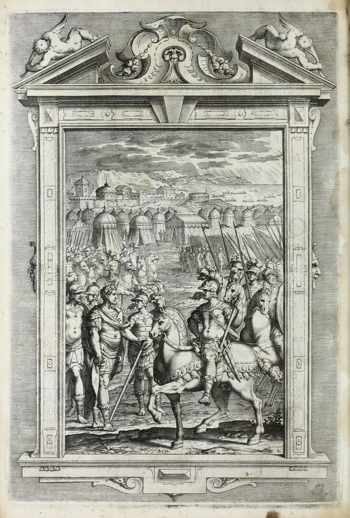 An illustration from La Gerusalemme di Torquato Tasso, 1617, leaf 24
