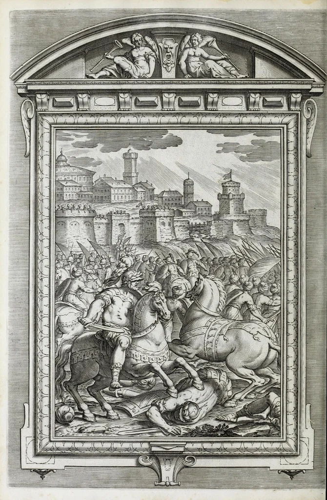 An illustration from La Gerusalemme di Torquato Tasso, 1617, leaf 252