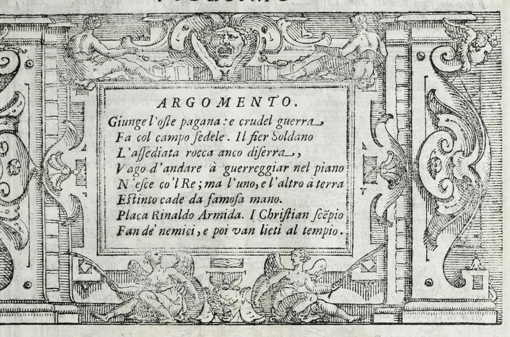 An illustration from La Gerusalemme di Torquato Tasso, 1617, leaf 253