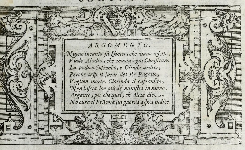 An illustration from La Gerusalemme di Torquato Tasso, 1617, leaf 37