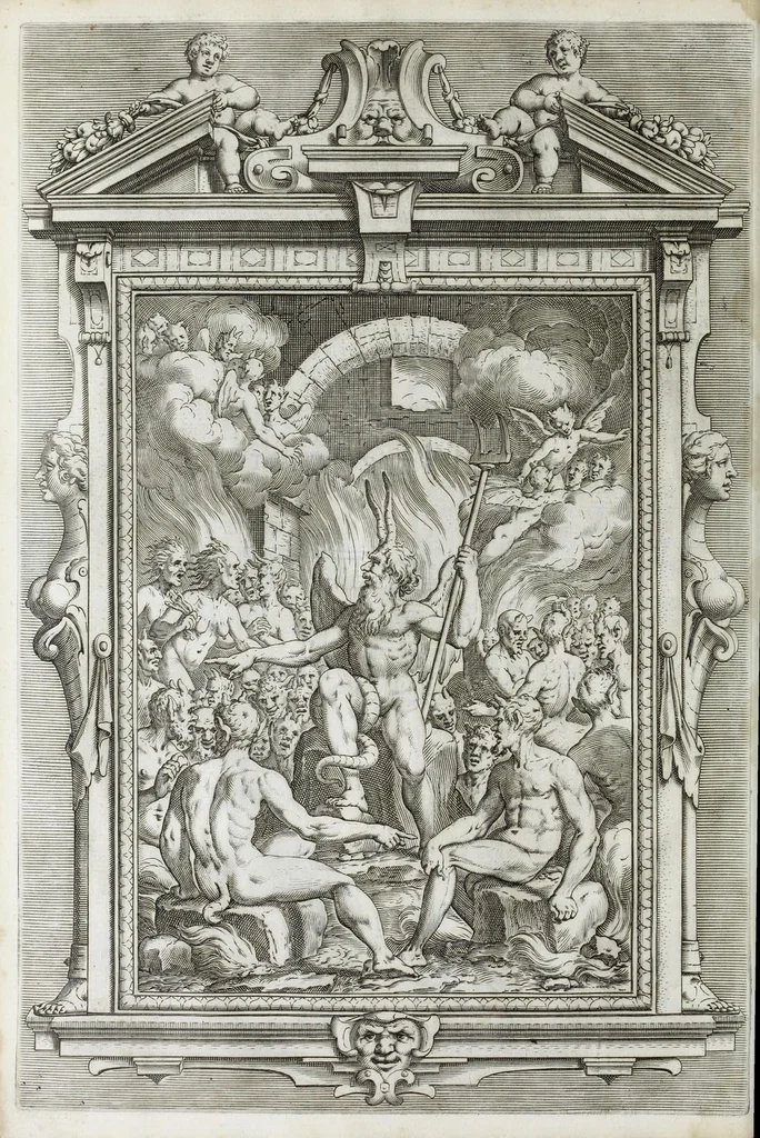 An illustration from La Gerusalemme di Torquato Tasso, 1617, leaf 58