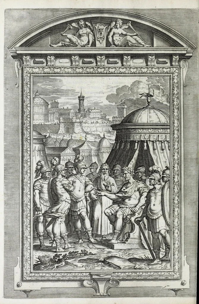 An illustration from La Gerusalemme di Torquato Tasso, 1617, leaf 70