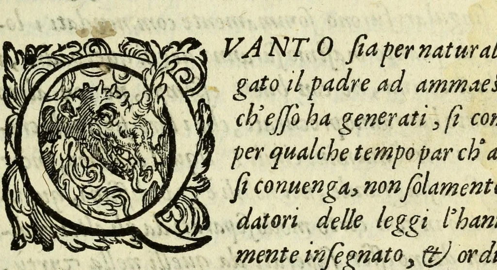 An illustration from La gloria del cavallo, 1608, leaf 9