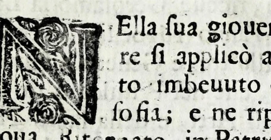 An illustration from Lago, fortezza, e rocca di Garda e Gardesana : con la genealogia de gli antichi signori di Garda, hora detti Carlotti : nobili di Verona, marchesi di Riperbella nella Toscana, baroni di Cesterol, e di Villanoua, e signori di Masuquies, Cailà, e S. Giouanni, nella lingua d'Occa, 1679, leaf 215