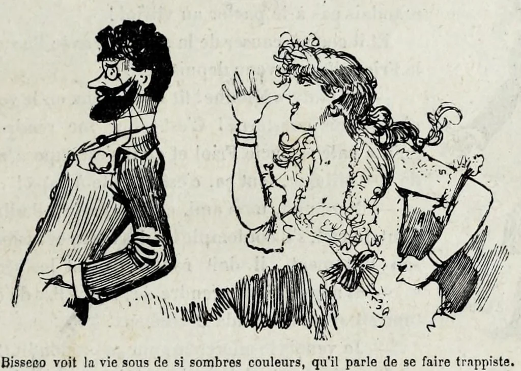 An illustration from La grande mascarade parisienne, 1881, leaf 165