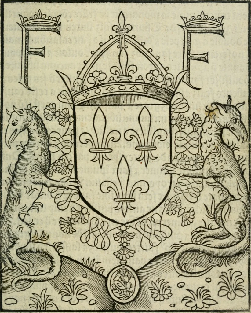 An illustration from La grant monarchie de France .., 1519, leaf 6