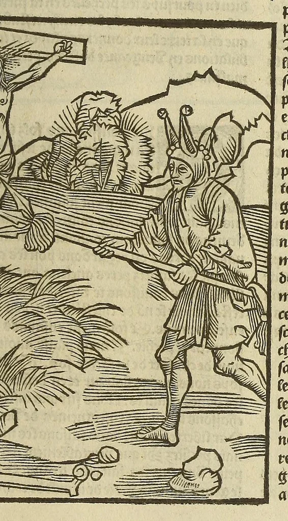An illustration from La gra[n]t nef des folz du mo[n]de ., leaf 123