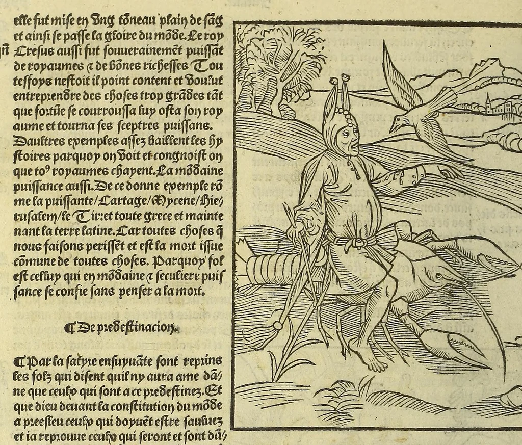 An illustration from La gra[n]t nef des folz du mo[n]de ., leaf 78