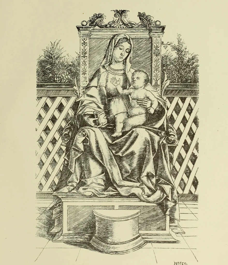 An illustration from La gravure en Italie avant Marc-Antoine (1452-1505), 1883, leaf 124