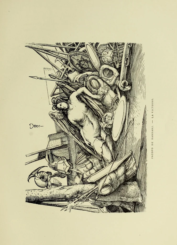 An illustration from La gravure en Italie avant Marc-Antoine (1452-1505), 1883, leaf 136