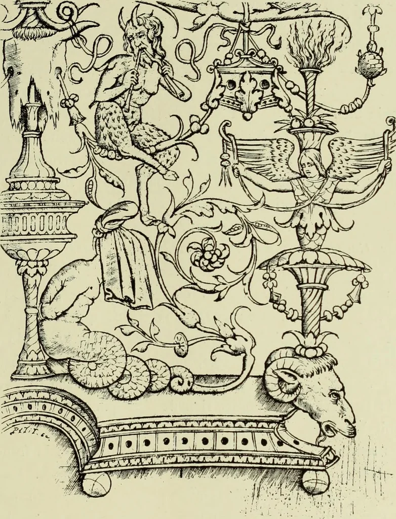 An illustration from La gravure en Italie avant Marc-Antoine (1452-1505), 1883, leaf 148