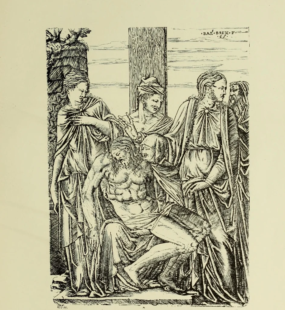 An illustration from La gravure en Italie avant Marc-Antoine (1452-1505), 1883, leaf 152