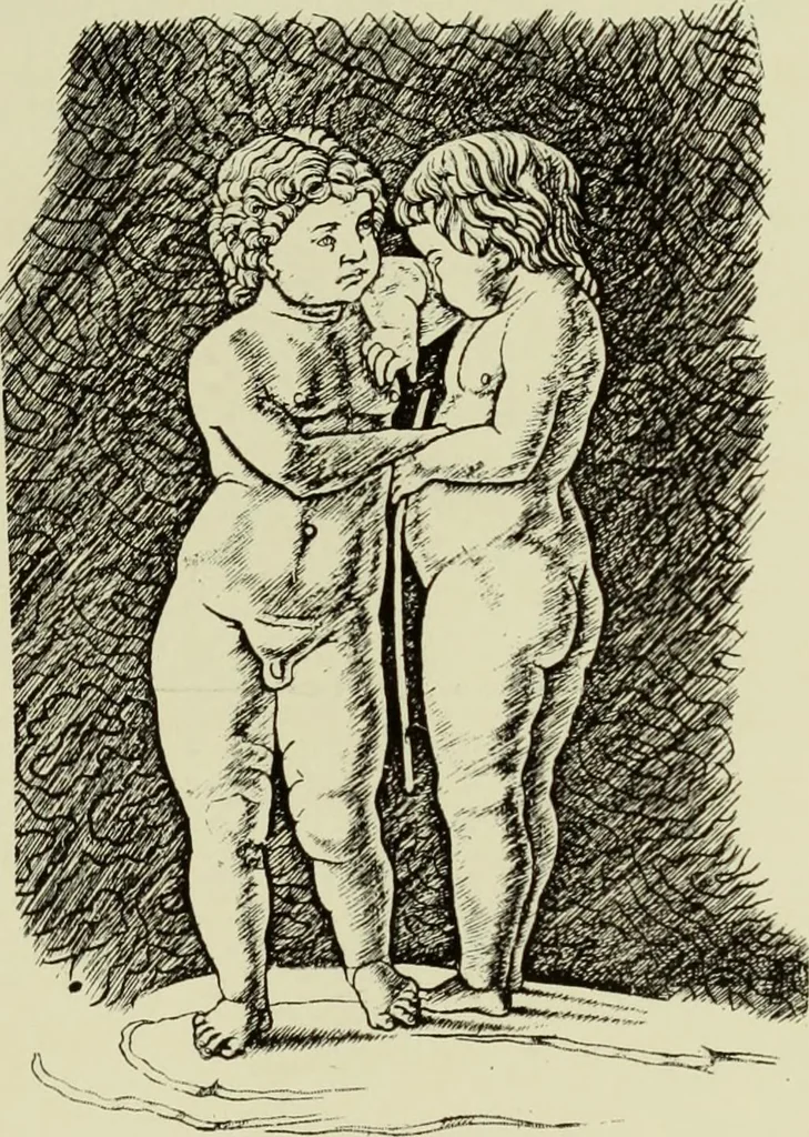 An illustration from La gravure en Italie avant Marc-Antoine (1452-1505), 1883, leaf 156
