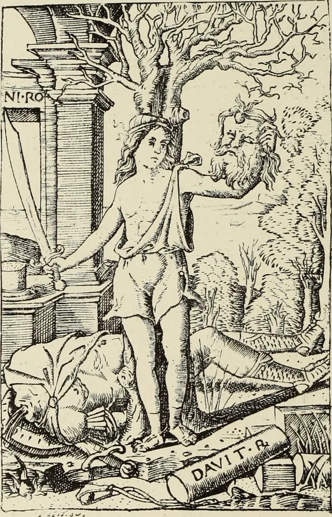 An illustration from La gravure en Italie avant Marc-Antoine (1452-1505), 1883, leaf 169