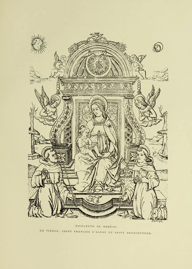 An illustration from La gravure en Italie avant Marc-Antoine (1452-1505), 1883, leaf 170