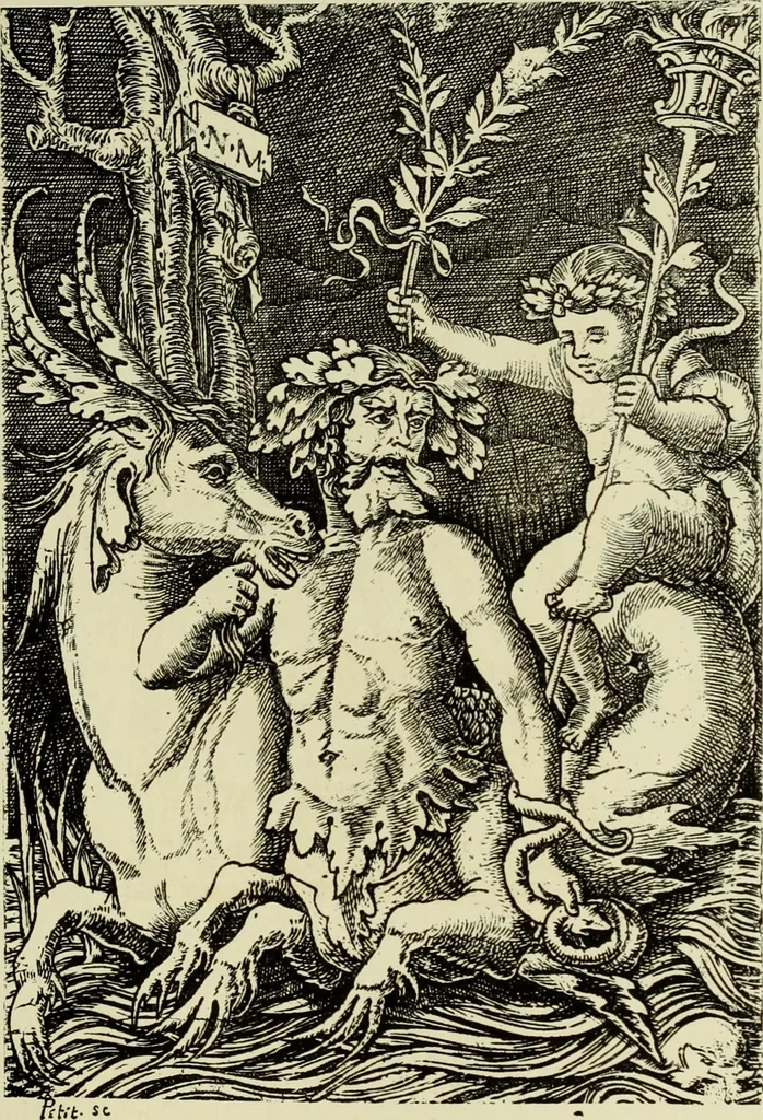 An illustration from La gravure en Italie avant Marc-Antoine (1452-1505), 1883, leaf 178