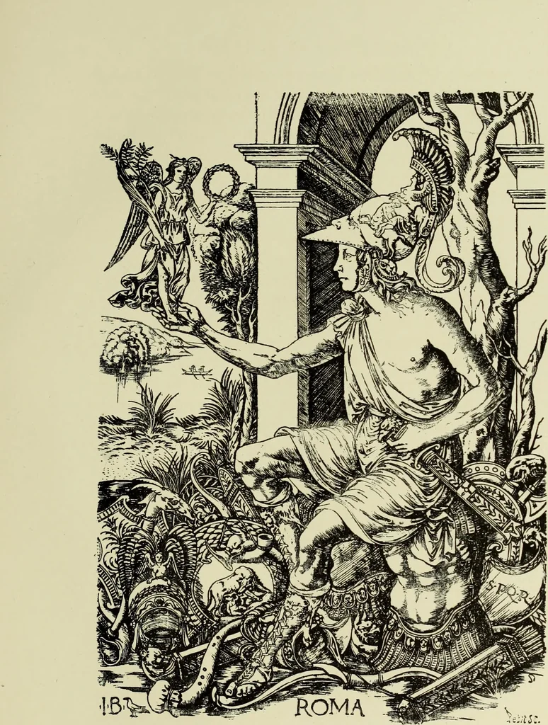 An illustration from La gravure en Italie avant Marc-Antoine (1452-1505), 1883, leaf 180