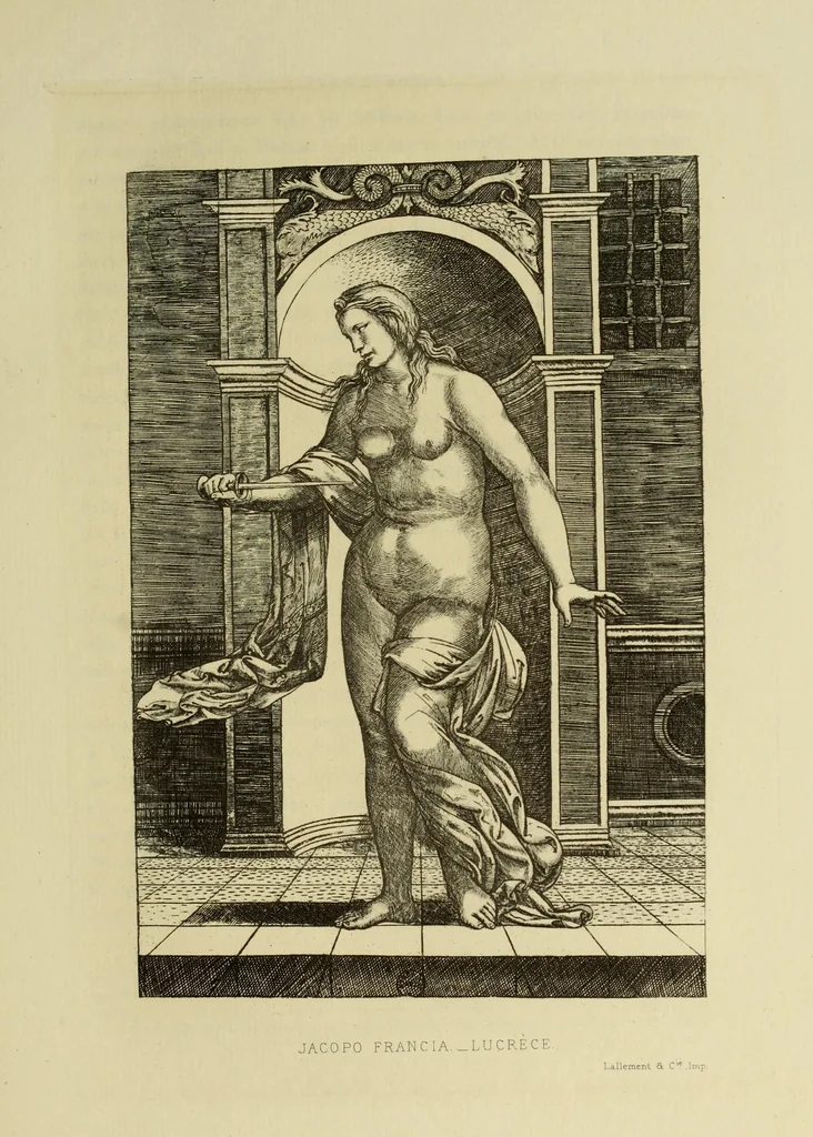 An illustration from La gravure en Italie avant Marc-Antoine (1452-1505), 1883, leaf 188