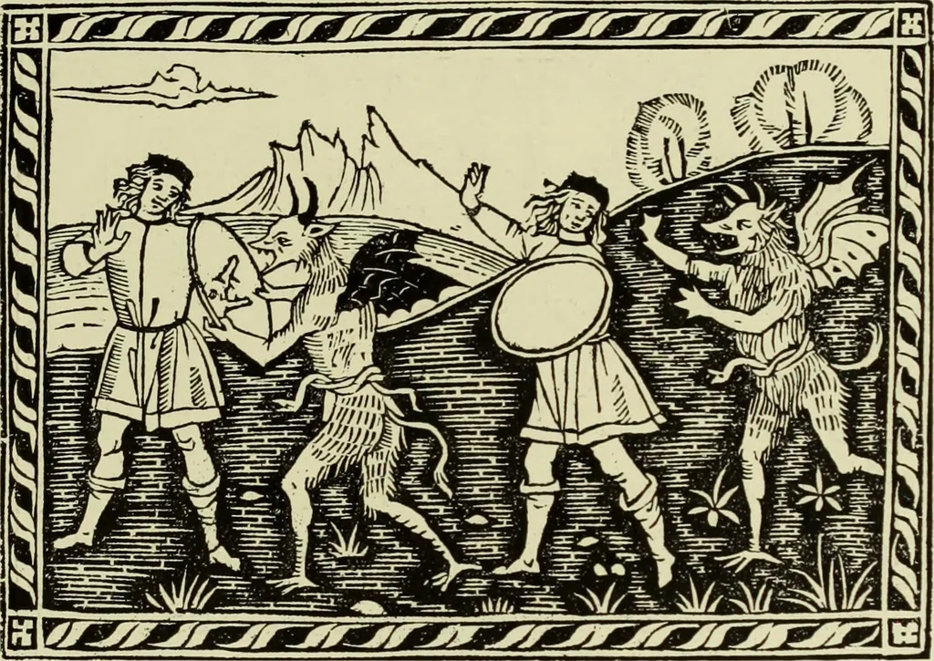 An illustration from La gravure en Italie avant Marc-Antoine (1452-1505), 1883, leaf 228