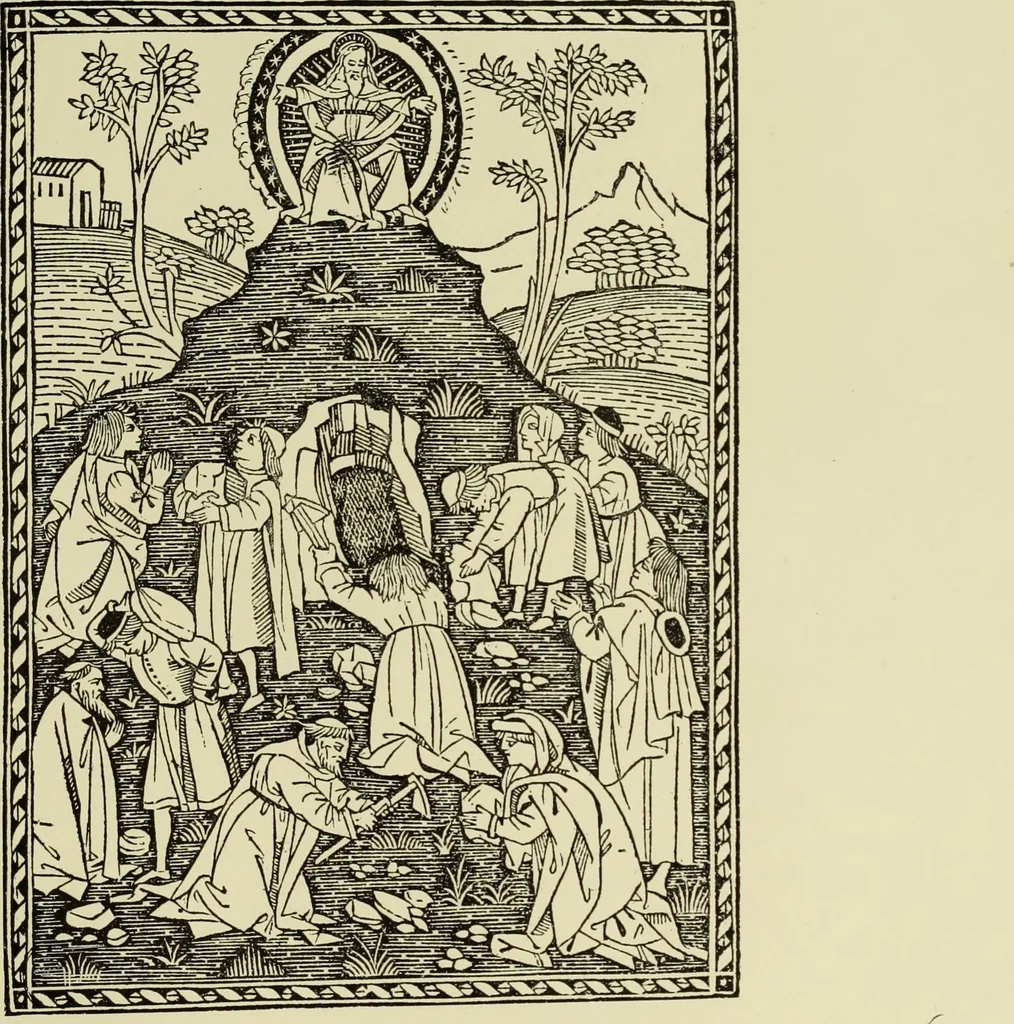An illustration from La gravure en Italie avant Marc-Antoine (1452-1505), 1883, leaf 236