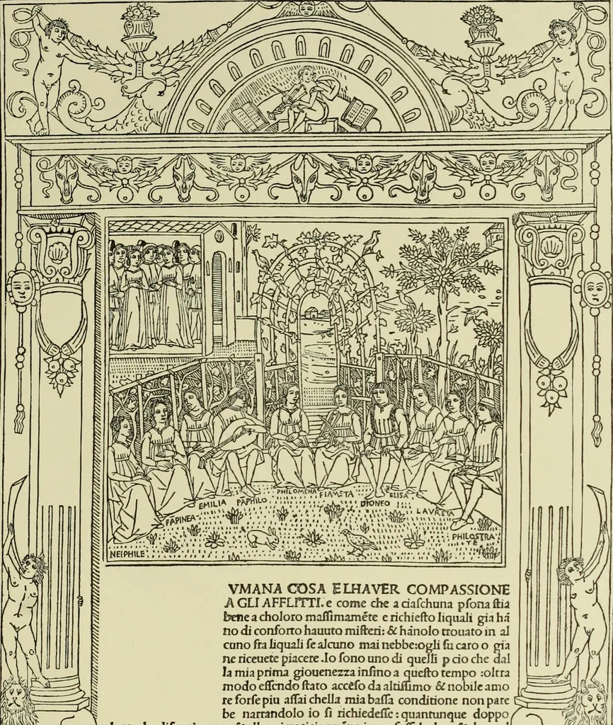 An illustration from La gravure en Italie avant Marc-Antoine (1452-1505), 1883, leaf 244