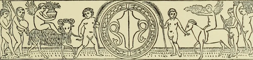 An illustration from La gravure en Italie avant Marc-Antoine (1452-1505), 1883, leaf 244